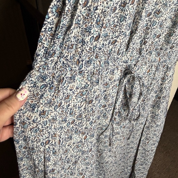 GAP Halter Dress Blue Floral Size XS Petite 👗 - Picture 3 of 9